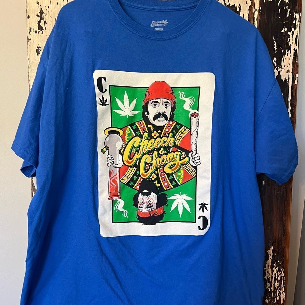 Cheech & Chong Men's Bundle of two size XXL Retro T-shirts. Up in Smoke.